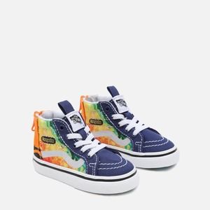 NEW Vans Toddler Sk8-Hi Zip High Top Trainers Crayola Mash-Up Melt Size 4.5 TD